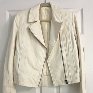 Truth and Pride Leather Biker Jacket